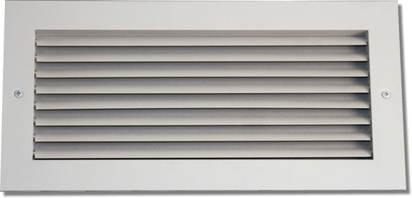 Aluminum Airfoil Blade Grille - Horizontal Fixed Blade 905-18X6