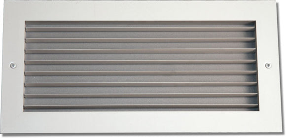 Aluminum Airfoil Blade Grille - Horizontal Fixed Blade 907-30X20