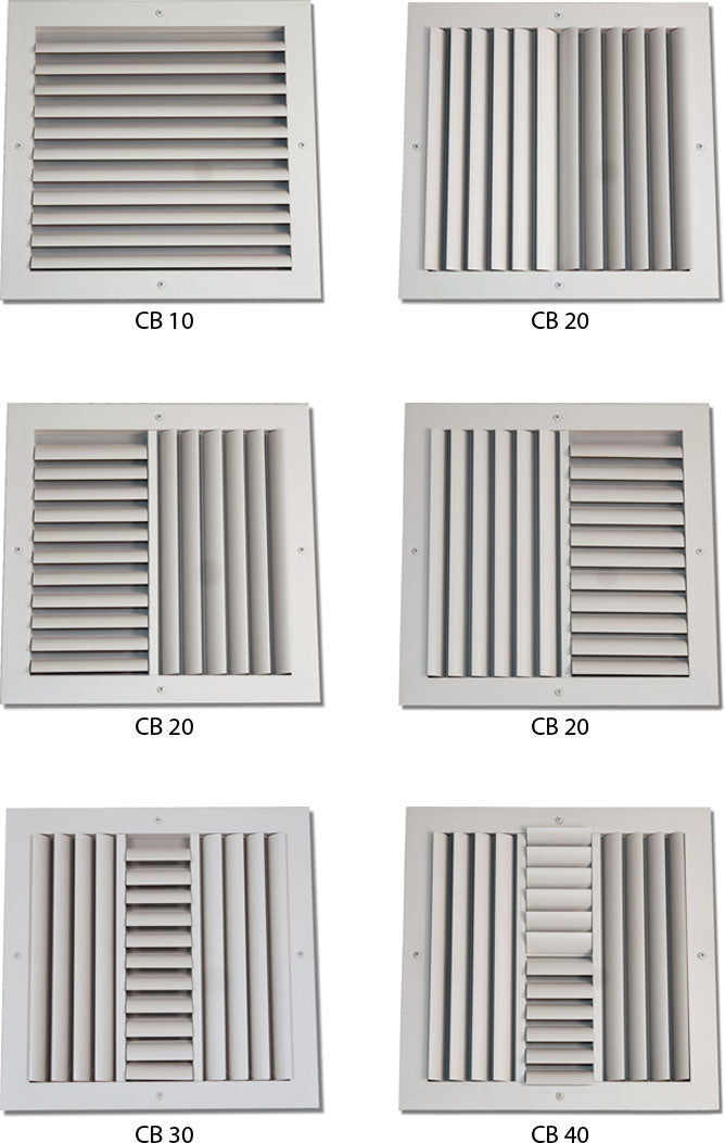 CB Series Adjustable Curved Blade Diffuser - Registers-Direct