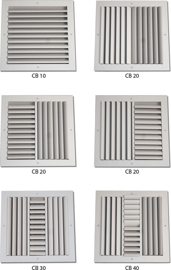 CB Series Adjustable Curved Blade Diffuser