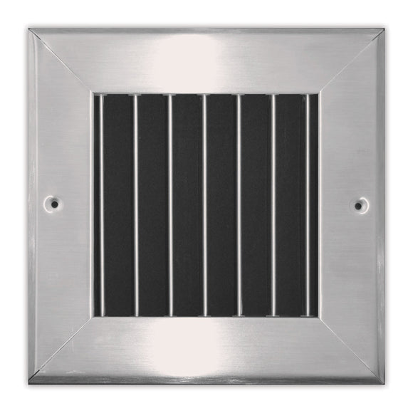 932-SS - Stainless Steel Adjustable Blade Single Deflection Grille - 50 x 9-1/2
