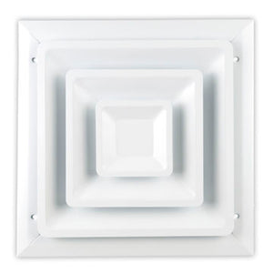 100 SERIES STEP DOWN CEILING DIFFUSER - 06 x 06