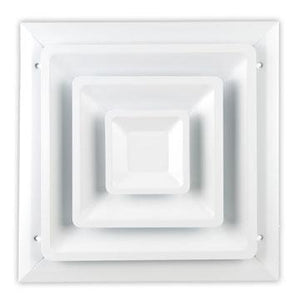 100 SERIES STEP DOWN CEILING DIFFUSER - 22 x 22