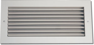 Aluminum Airfoil Blade Grille - Horizontal Fixed Blade 905-48X4