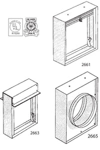 4" 3 Hour Vertical Mount Fire Door 2665-18