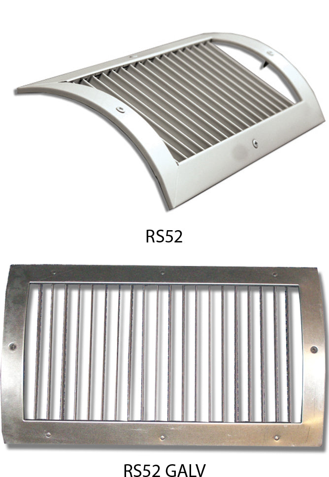Rs Basic Diffusers Radius Spiral Pipe Diffuser RS52-16X6 - Registers-Direct