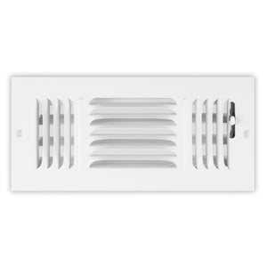 845 Series 3-Way Stamped Face Ceiling / Sidewall Diffuser - 10 x 08