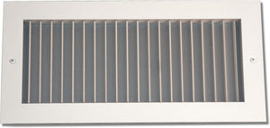 Aluminum Airfoil Blade Grille - Vertical Fixed Blade 908-14X14