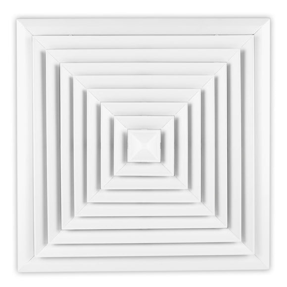 DVD T Series Full Size Steel Directional Diffuser For 24 x 24 T-Bar Lay-in