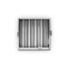 933-SS - STAINLESS STEEL ADJUSTABLE BLADE DOUBLE DEFLECTION GRILLE (FRONT BLADES PARALLEL TO LONGEST DIMENSION)