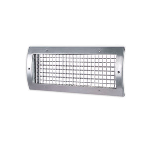 RS34 Radius Flush Mount Double Deflection Spiral Diffuser - 12 x 6