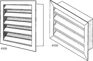 Weather-Proof Louver S/F 4500-26X10