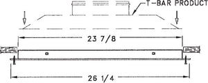 Surface Mount T-Bar Frame SMTB-2X4