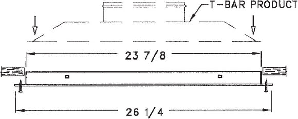 Surface Mount T-Bar Frame SMTB-2X4